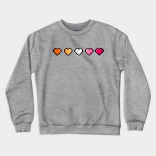 Pride Pixel Hearts Crewneck Sweatshirt